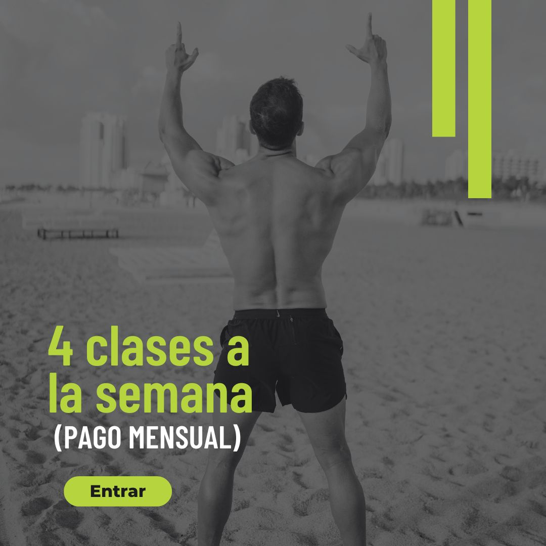4 clases a la semana (Mensual)